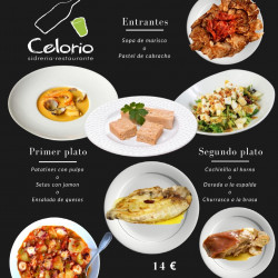 Menú Sábado "Sidrería Celorio" 