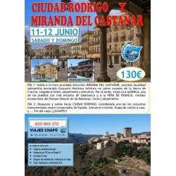 CIUDAD RODRIGO Y MIRANDA DEL CASTAÑAR