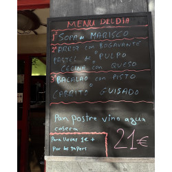 Menu Domingo "La Entrelluxa"