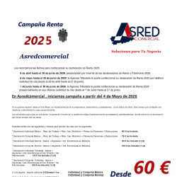 Campaña Renta 2025 - Asesoría online Asredcomercial