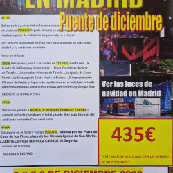 Luces de Navidad en Madrid 