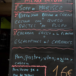 Menu Sabado "La Entrelluxa"