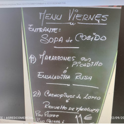 Menú del Día "Sidreria El Platu"