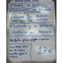 Menu Sabado "La Entrelluxa"