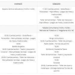 Feria Comunitaria Barrio Oeste