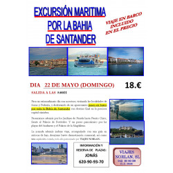 Excursión Marítima Bahía de Santander