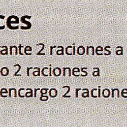 Carta Arroces "La Entrelluxa"